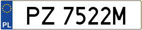 Truck License Plate